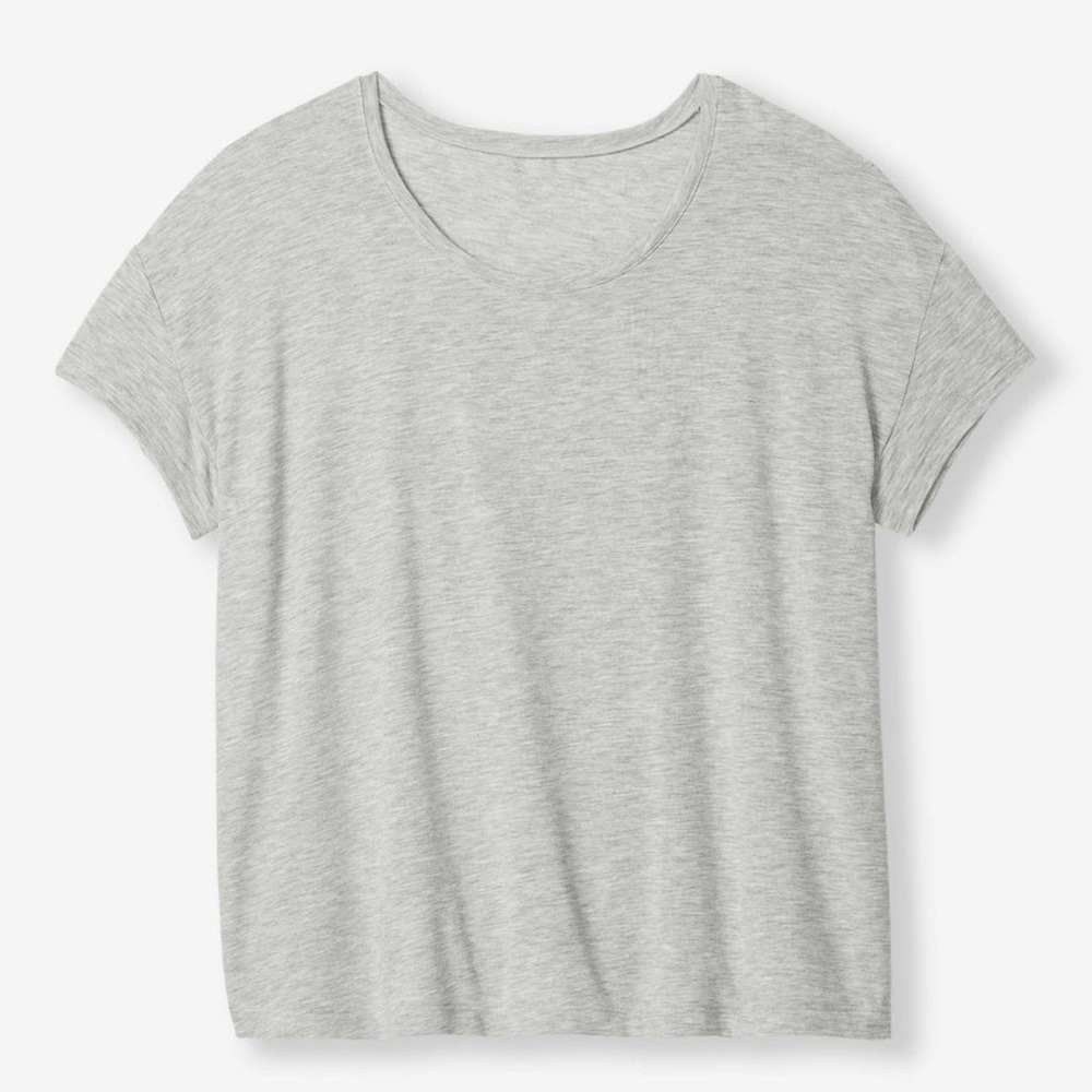 Tommy John Women’s Second Skin Sleep Tee XL Cool Grey Heather NWT